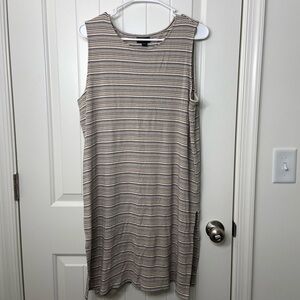 NWOT J. Jill women’s Wear Ever thick knit ribbed sleeveless  tunic‎ top blouse L